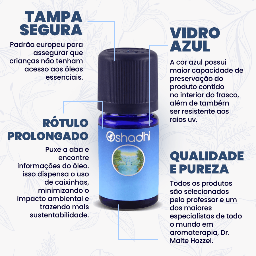 Óleo Essencial de Endro Erva Dill Orgânico 5ml