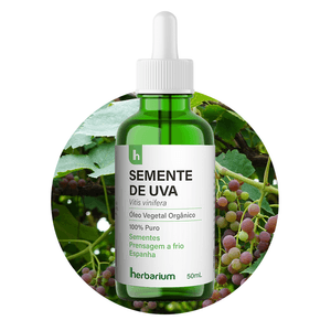 Óleo Vegetal de Semente de Uva Orgânico